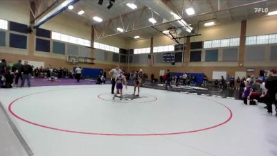 100lbs Champ. Round 2 - Netzary Delcid, Pasco (Girls) vs Kendra Soriano, Century (Girls)