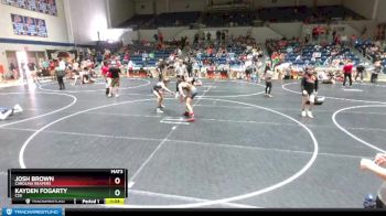 129 lbs Quarterfinal - Josh Brown, Carolina Reapers vs Kayden Fogarty, C2x
