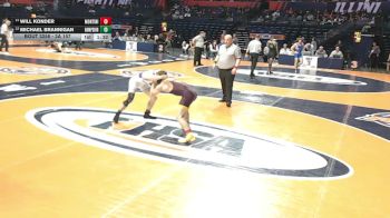 3A 157 lbs Cons. Round 2 - Will Konder, Lombard (Montini) vs Michael Brannigan, Hampshire