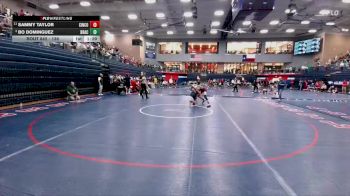 138 lbs Quarterfinal - Bo Dominguez, Brentwood Academy vs Sammy Taylor, Katy Cinco Ranch