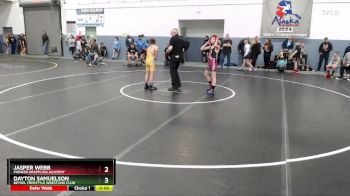 92 lbs Cons. Round 3 - Jasper Webb, Pioneer Grappling Academy vs Dayton Samuelson, Bethel Freestyle Wrestling Club