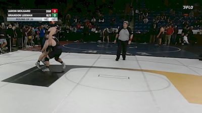 215 lbs Round Of 32 - Jaron Molgard, Shawsheen vs Brandon Leeman, Milford NH