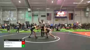 130 lbs Semifinal - Dylan Guillermo, CVBJJ vs Beau Priest, Bakersfield Wrestling Club