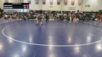 145 Open Quarterfinal - Paige Baier, Buena Vista vs Sara Daley, Iowa Western CC