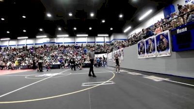 60 lbs Consi Of 4 - Clay Blankenship, Mustang Bronco Wrestling Club vs Tobias Roundtree, ARDMORE TAKEDOWN CLUB