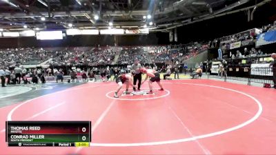 3A 285 lbs Quarterfinal - Conrad Miller, South Fremont vs Thomas Reed, Payette