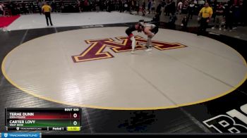152 lbs Quarterfinal - Carter Lovy, West Bend vs Terae Dunn, Eden Prairie