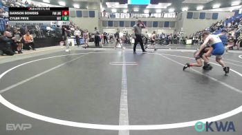 52 lbs Quarterfinal - Dawson Bowers, Jacket Wrestling Club vs Cyler Frye, HBT Grapplers