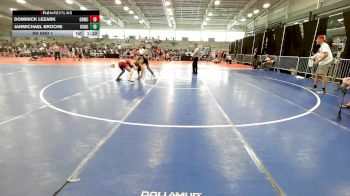 126 lbs Rr Rnd 1 - Dominick Lezark, OBWC Red vs JanMichael Broche, KongKrete Wrestling Academy