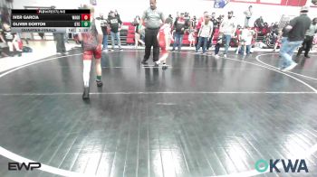 730-76 lbs Quarterfinal - Iver Garcia, Wagoner Takedown Club vs Oliver Dorton, Grove Takedown Club