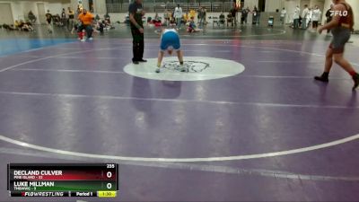 235 lbs Quarterfinals (8 Team) - Decland Culver, Pine Island vs Luke Millman, TMBWWG