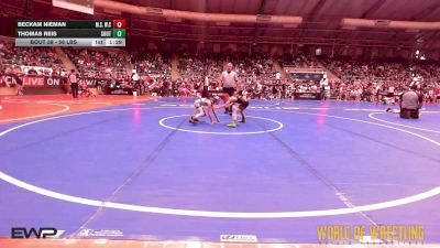 58 lbs Round Of 32 - Beckam Nieman, MilLard South Wrestling Club vs Thomas Reis, Southern Illinois Bulldogs Wrestling Club