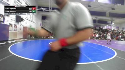 Boys 177 lbs Cons. Round 2 - Billy Smith, West Valley Boys vs Luca Osak, Pleasant Valley Boys