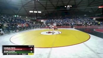 106 lbs Champ. Round 2 - Bodie Slater, Big Cat Wrestling Club vs Charlie Fritz, Team Aggression Wrestling Club