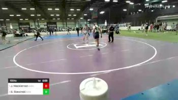 160 lbs Quarterfinal - Jack Mackiernan, Smittys Barn vs Gill Stawinski, Essex VT WC