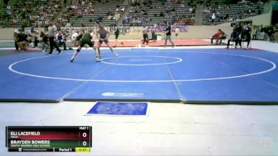 144 lbs Cons. Round 1 - Brayden Bowers, South Warren High School vs Eli Lacefield, Male