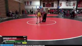 120 lbs Round 3 - Gavin Bailey-Menke, New London vs Lawson Sinnwell, Solon