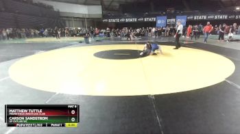 100 lbs Champ. Round 1 - Carson Sandstrom, UP Outlaw WC vs Matthew Tuttle, Prometheus Wrestling Club