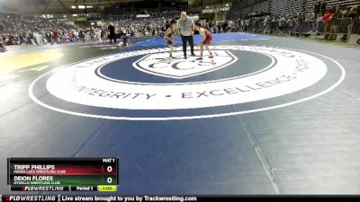 110 lbs Champ. Round 1 - Deion Flores, Othello Wrestling Club vs Tripp Phillips, Moses Lake Wrestling Club