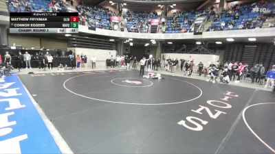 106 lbs Champ. Round 3 - Connor Eggers, Ottawa (Marquette) vs Matthew Frykman, DeKalb