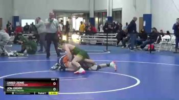 174 lbs Cons. Round 1 - Jon Grimm, Keystone College vs Jared Zenie, College At Brockport
