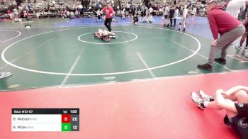 77 lbs Rr Rnd 7 - Brady Watson, Kraken vs Reid Miles, Roundtree Wrestling Academy Blue