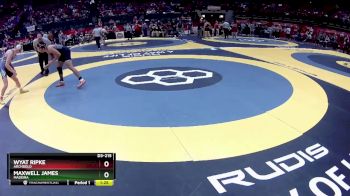 D3-215 lbs Champ. Round 1 - Maxwell James, Madeira vs Wyat Ripke, Archbold