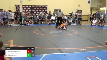 60 lbs Rr Rnd 1 - Jackson Strittmatter, K8 Team Round-Up vs Logan Vallalla, K8 Ride Out