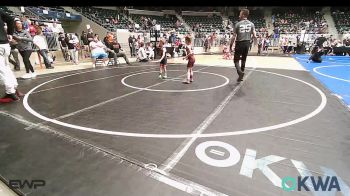 43 lbs Semifinal - Riley Tarwater, Eufaula Ironheads Wrestling Club vs Weston Atkinson, Threestyle