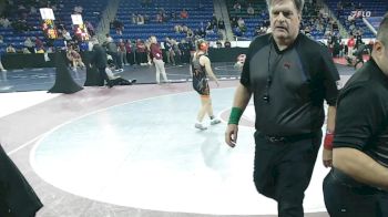 126 lbs Semifinal - Monica Flores Romero, Fairfield Warde vs Caitlin Castoldi, Woburn