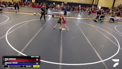 93-97 lbs Round 2 - Zoe Roddis, MN vs Ariana Mead, MN