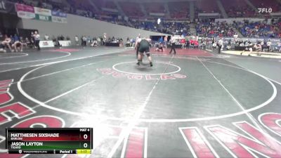 6A-285 lbs Champ. Round 1 - Jason Layton, Tigard vs Matthiesen Sixshade, Barlow