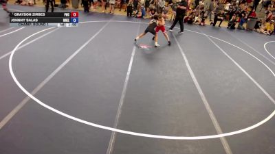 108 lbs Quarters - Grayson Zirbes, Peak Wrestling Club vs Johnny Salas, MN Elite