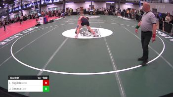 140A lbs 5th Place - Liam English, Nyma / Curby vs Jack Desena, Lake Highland Prep