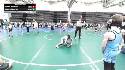 56 lbs Rr Rnd 9 - Jaxon Spadaro, South Side K3 vs Rocco Goduto, Wrecking Crew Wrestling Academy