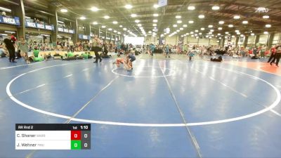 75 lbs Rr Rnd 2 - Crue Shaner, Warrior RTC vs Jake Wehner, Triumph Blue