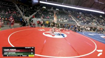 70 lbs Champ. Round 1 - Colby Yorges, Torrington Wrestling Club vs Liam Watkins, Green River Grapplers Wrestling