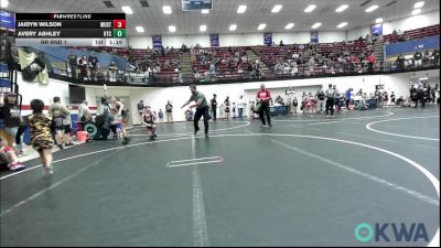 88-95 lbs Rr Rnd 1 - Jaidyn Wilson, Mustang vs Avery Ashley, Hinton Takedown Club