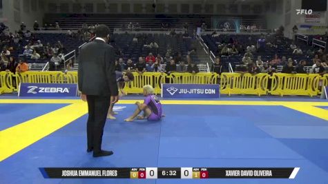 Xavier David Oliveira vs Joshua Emmanuel Flores 2025 Pan IBJJF Jiu-Jitsu No-Gi Championship
