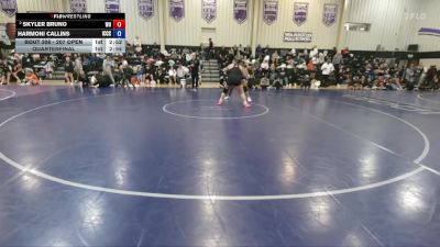 207 Open Quarterfinal - Harmoni Callins, Iowa Central Community College vs Skyler Bruno, Waldorf University