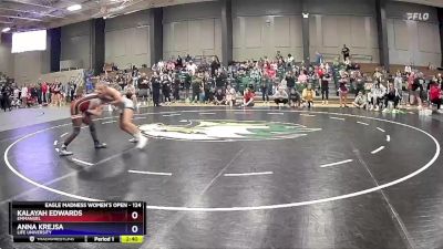 124 lbs Champ. Round 1 - Kalayah Edwards, Emmanuel vs Anna Krejsa, Life University