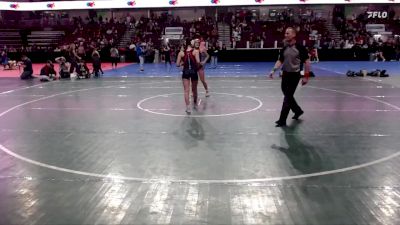 120 lbs Champ. Round 2 - Makiely Garcia, New Plymouth vs Anyah Dransfield, Caldwell