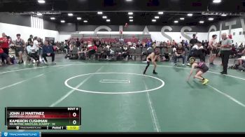 55 lbs Round 2 (8 Team) - John JJ Martinez, Aggression Legionaries vs Kameron Cushman, Roundtree Wrestling Academy