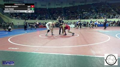 123 lbs Round Of 16 - Sam Perez, Grove vs Tucker Alberty, Sapulpa Jr High