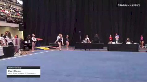 Macy Diemer - Women's Group, North Shore Academy Of Gymnastics - 2021 Women's Xcel Region 4 Championships