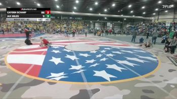 95 lbs Champ. Round 2 - Brayden Stec, Valentine Wrestling Club vs Chase Wolf, Dickinson Wrestling Club