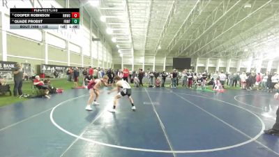 135 lbs Cons. Semi - Cooper Robinson, Ruby Mountain Wrestling Club vs Quade Probst, Sanderson Wrestling Academy