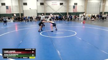 125 lbs Cons. Round 2 - Evan Kusumoto, San Francisco State vs Cade Liniger, Northeastern Junior College