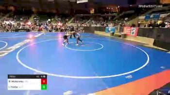 110 lbs 1/4 Finals - Rylan Mckenney, Simmons Academy Of Wrestling vs Isaiah Joe Foster, Best Trained Wrestling