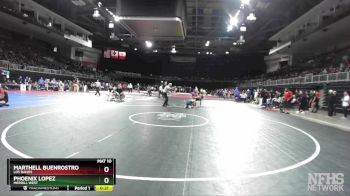 126 lbs Cons. Round 2 - Phoenix Lopez, Merrill West vs Marthell Buenrostro, Los Banos
